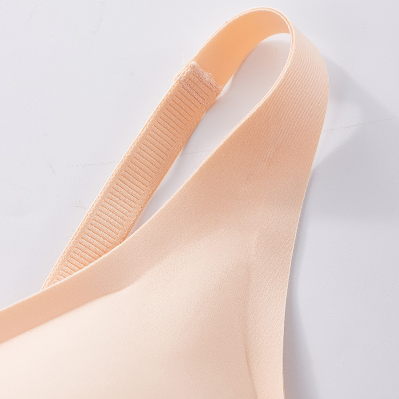 Seamless bra comfortable gathering no underwire fixed cup thin bra SV01 (3)