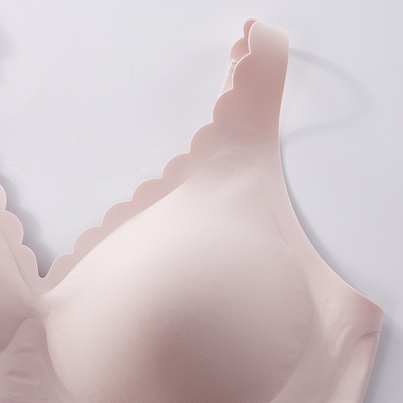 Large breast seamless bra wavy smooth comfortable no steel rings SV02 (1)