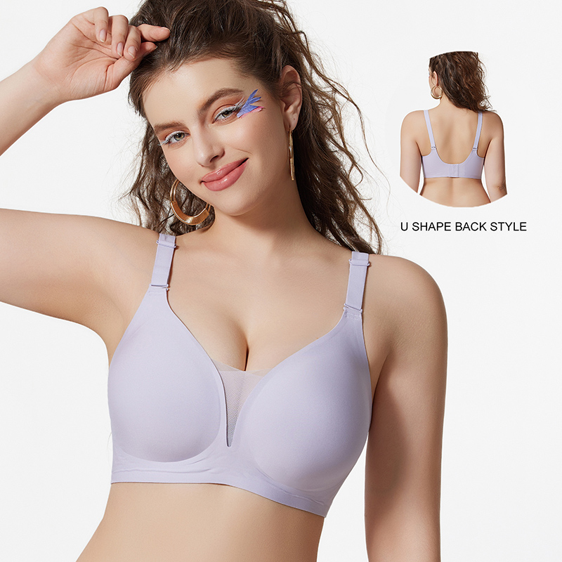Mesh Bras for Women No Underwire Wireless Comfort Lift Push WS01 (4).jpg