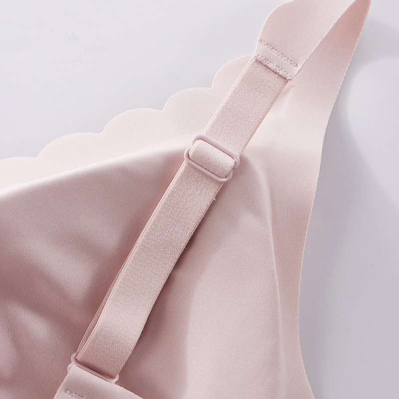 Large breast seamless bra wavy smooth comfortable no steel rings SV02 (8)