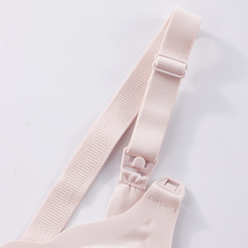 Breastfeeding bra seamless comfortable wavy pregnant bra no steel ring HB02 (7)