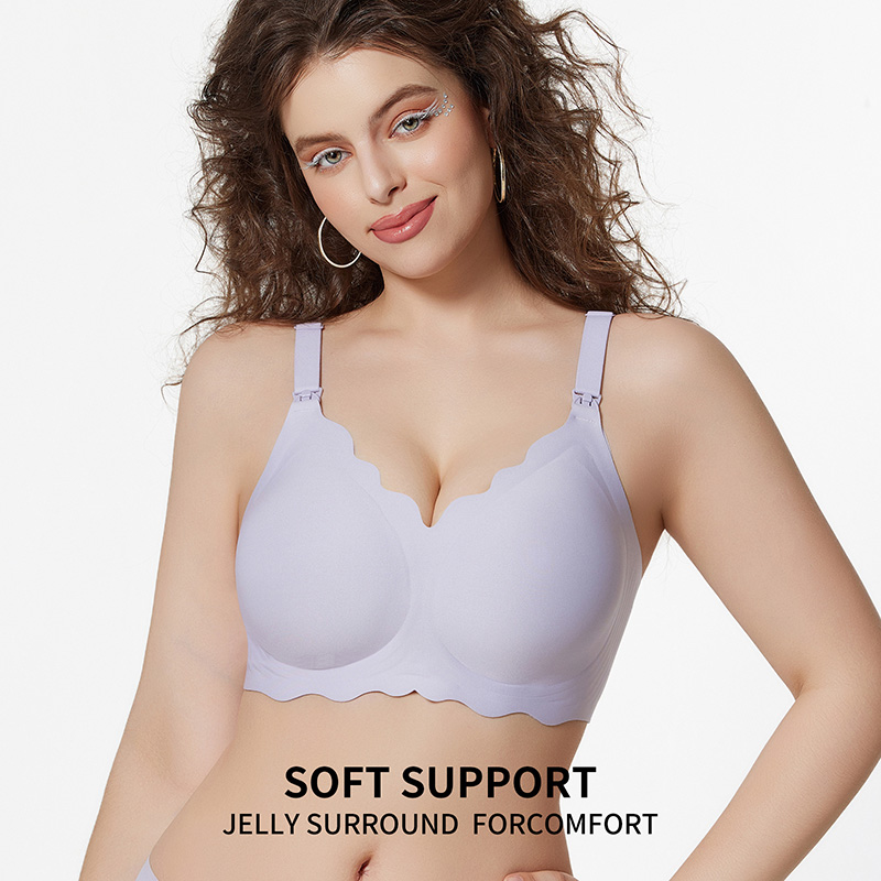 Breastfeeding bra seamless comfortable wavy pregnant bra no steel ring HB02 (3).jpg